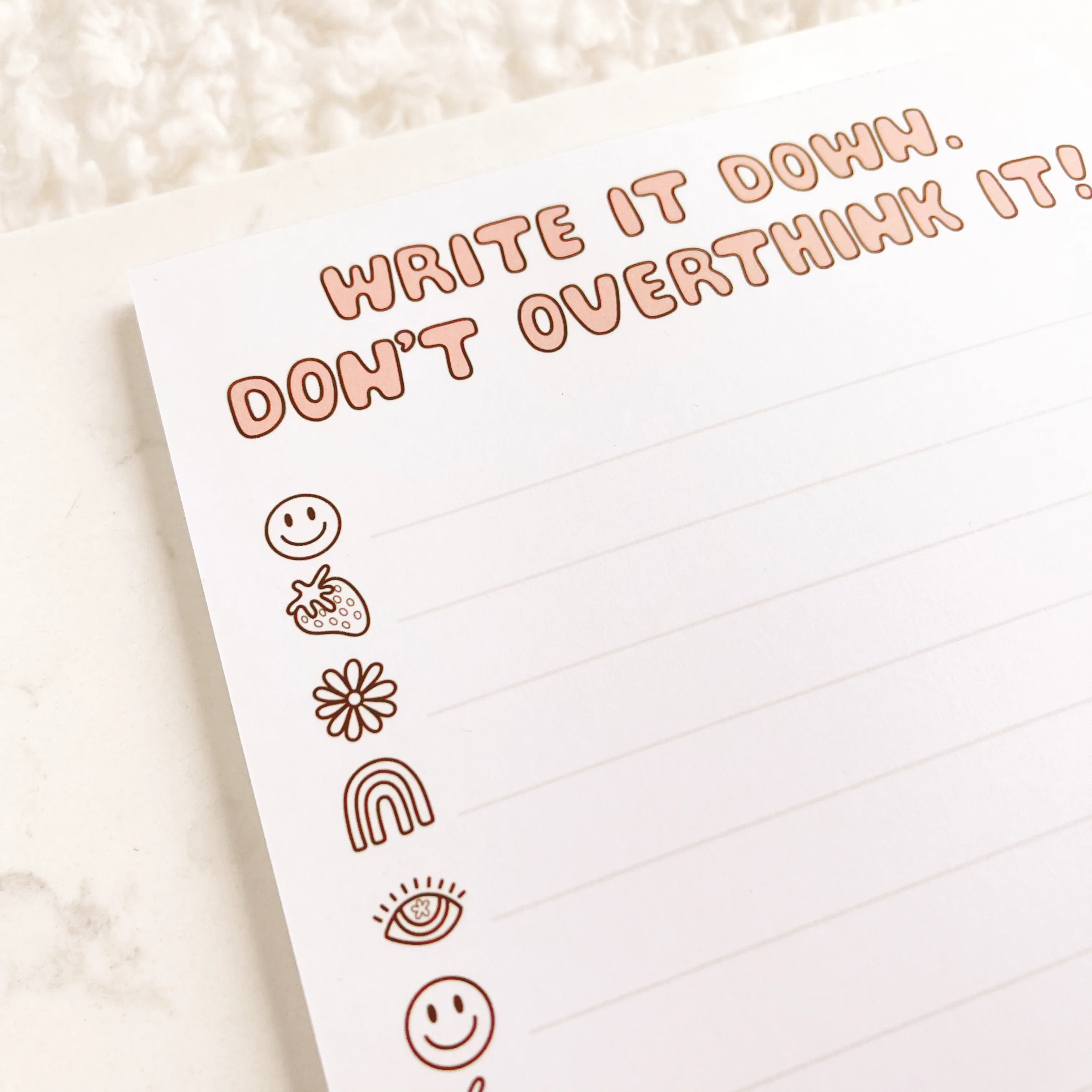 Don't Overthink It! Notepad - Image 2