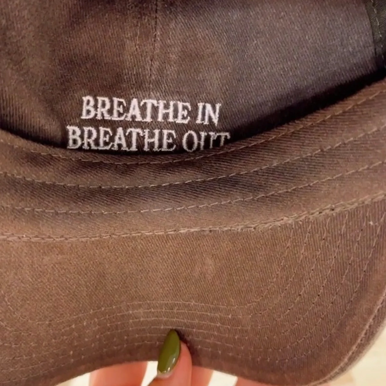 Overthinker (Breathe in & out) Hat - Image 4