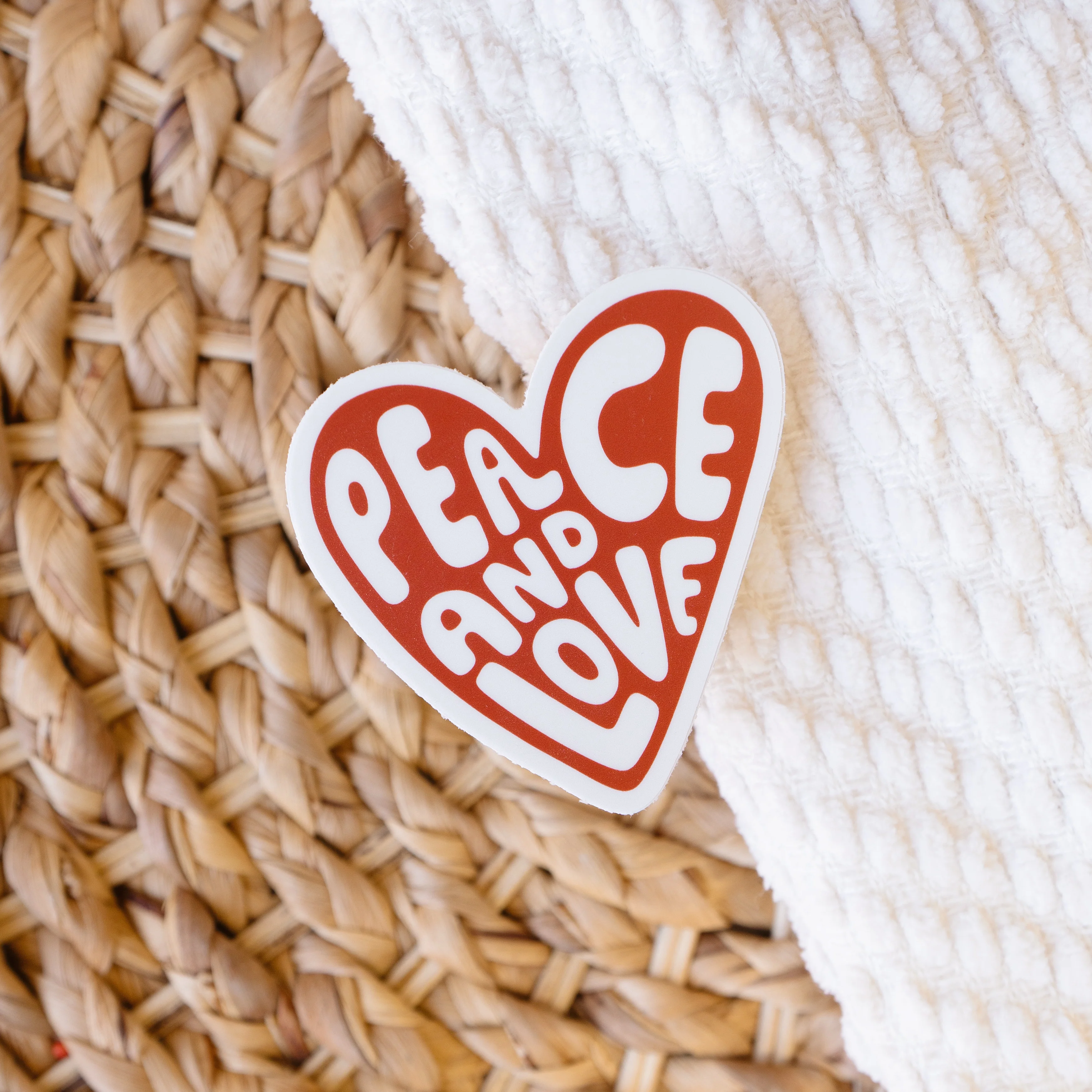 Peace & Love Sticker